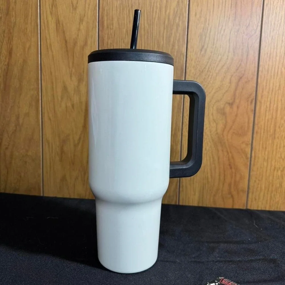 Black and white skull mini pointed spatula set, 4 -piece and a 40 oz Tumbler NEW
